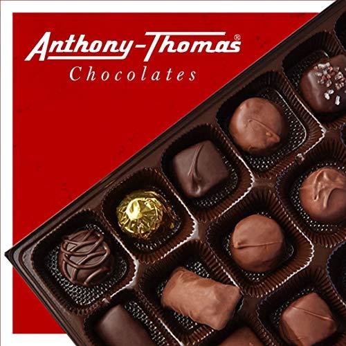 Anthony-Thomas Anthony Thomas, Great Tasting Peanut Butter & Milk Chocolate Buckeyes in Ohio State Buckeyes Box, Deliciously Delightful Snacks (12 Count)