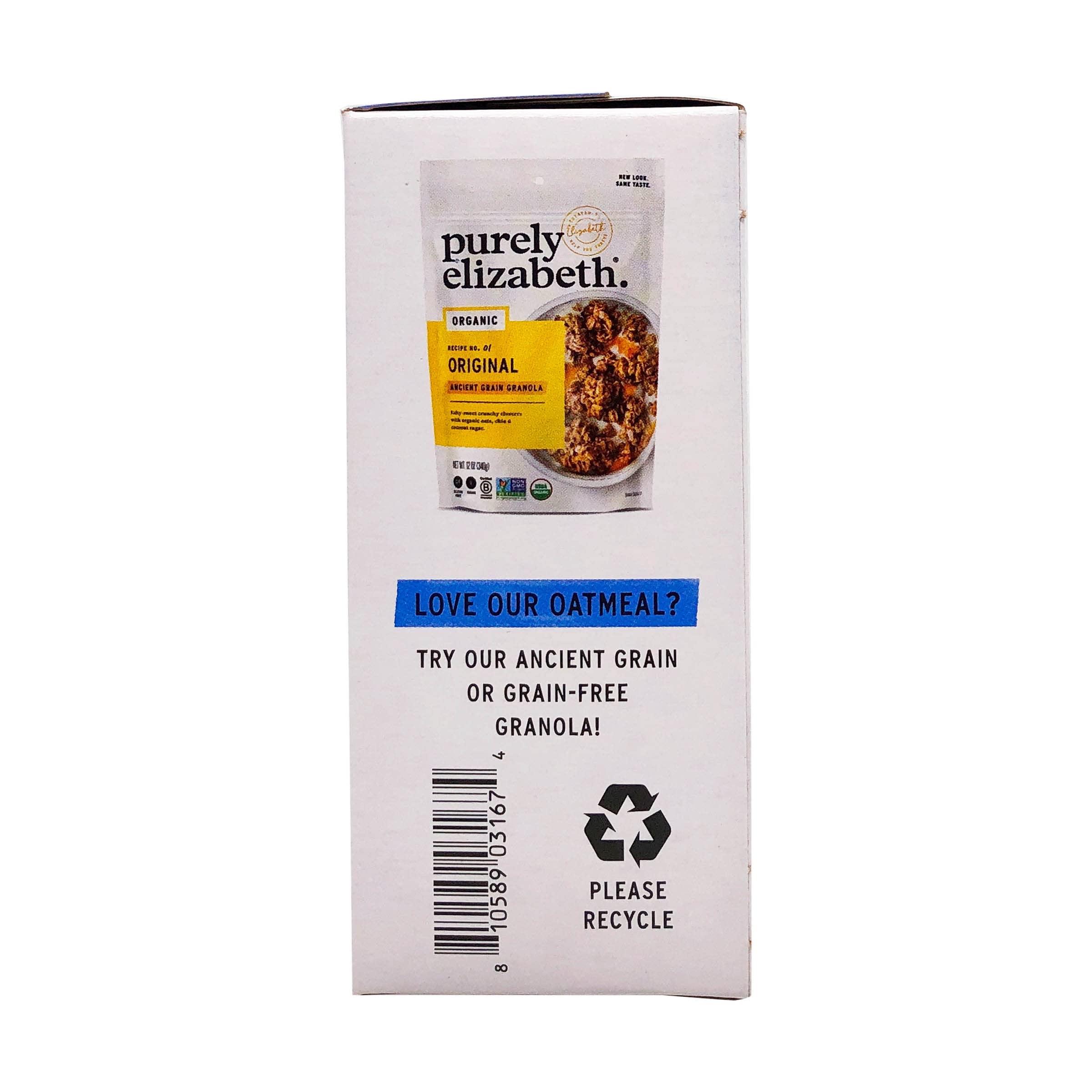 purely elizabeth. Purely Elizabeth, Oatmeal Blueberry Flax Prebiotic, 1.52 Ounce, 6 Pack