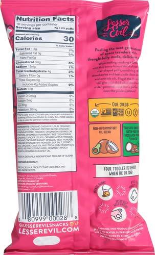 Lesserevil LesserEvil Organic Strawberry Beet Lil\' Puffs, 2.5 OZ (Pack of 2)