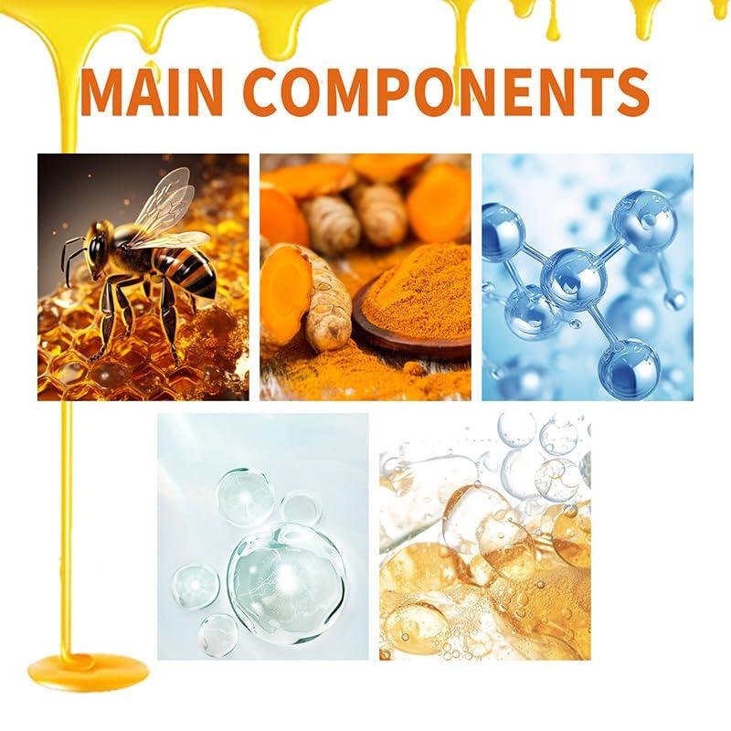 Hlonns Hlonns New Bee Venom Joint and Bone Gel, Bee Venom Gel, New Bee Extract, Bee Venom Honey Cream for Knee and Hands (3boxes)