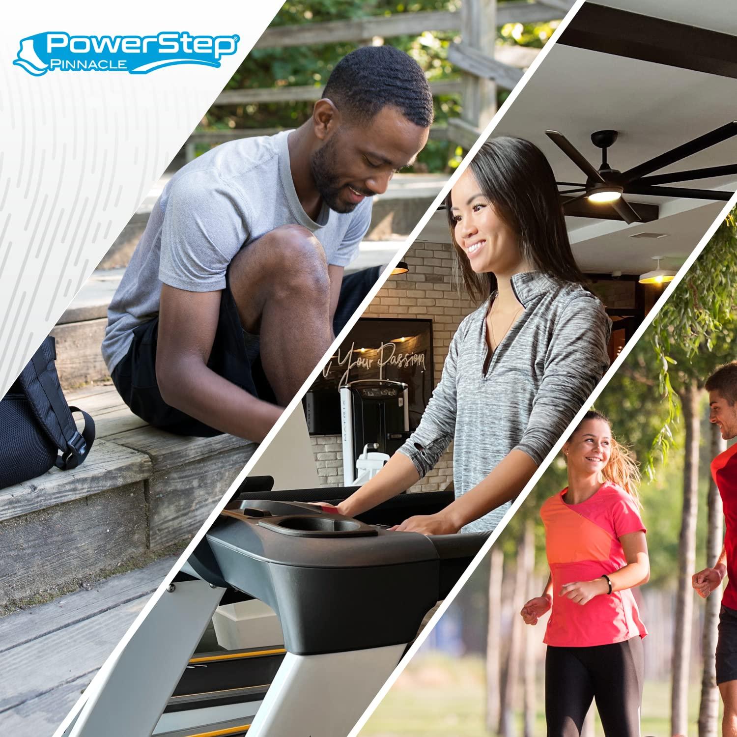 Powerstep Powerstep Pinnacle Insoles - Orthotics for Plantar Fasciitis Relief - Full Length Orthotic Insoles for Arch Support with Moderate Pronation - #1 Podiatrist Recommended (M 16)