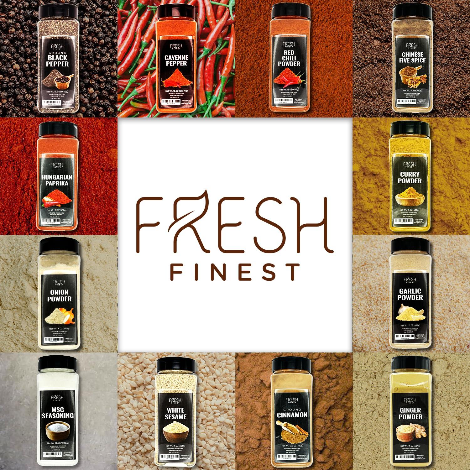 Fresh Finest Cayenne Pepper Powder Bulk 5 LB All Natural Red Pepper Spice 50,000 SHU Heat, Commercial and Home Cooking