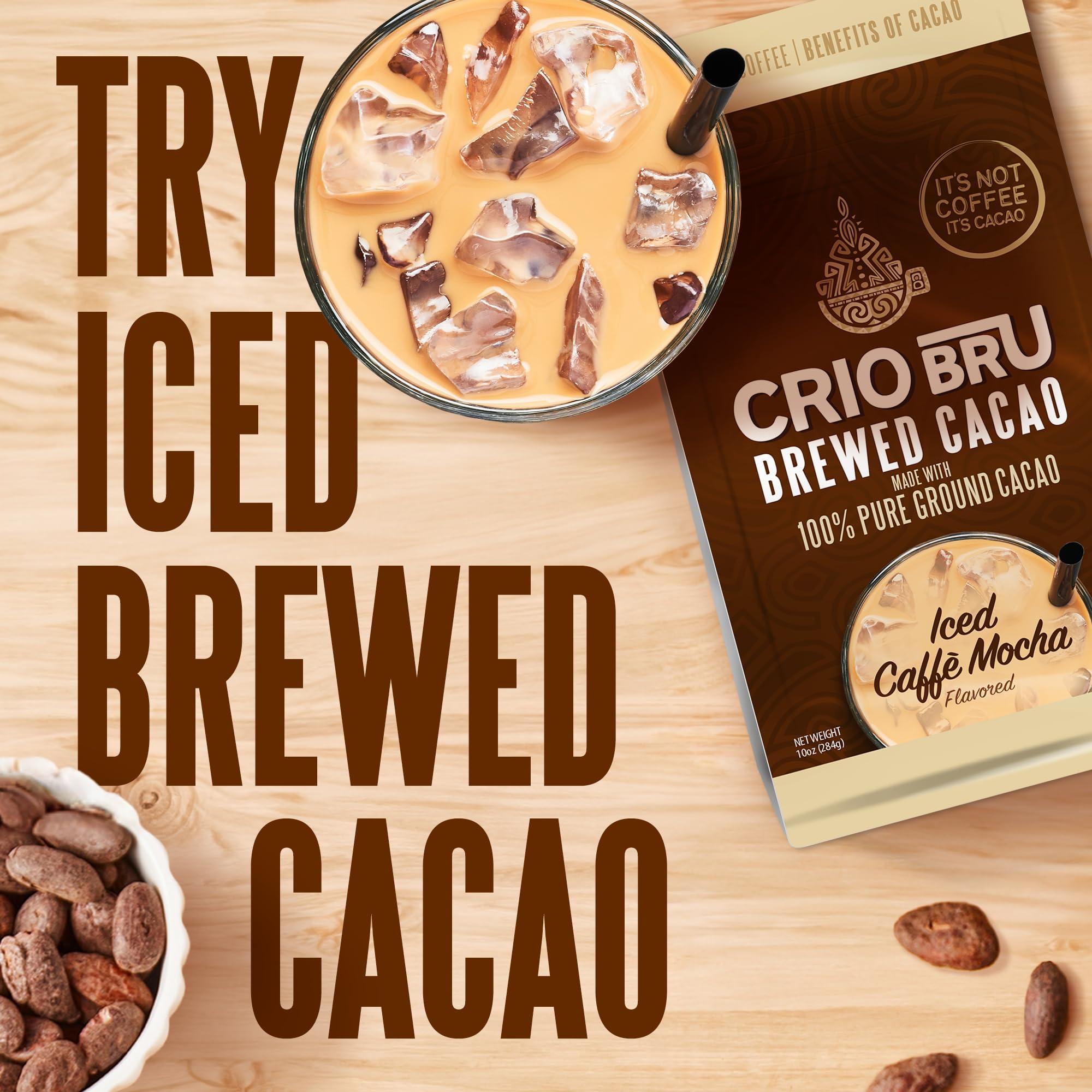 Crio Bru Crio Bru Brewed Cacao Venezuela Medium Roast 3lb (48oz) - Coffee Alternative Natural Healthy Drink | 100% Pure Ground Cacao Beans | 99.99% Caffeine Free, Keto, Low Carb, Paleo, Brew And Enjoy Hot or Iced