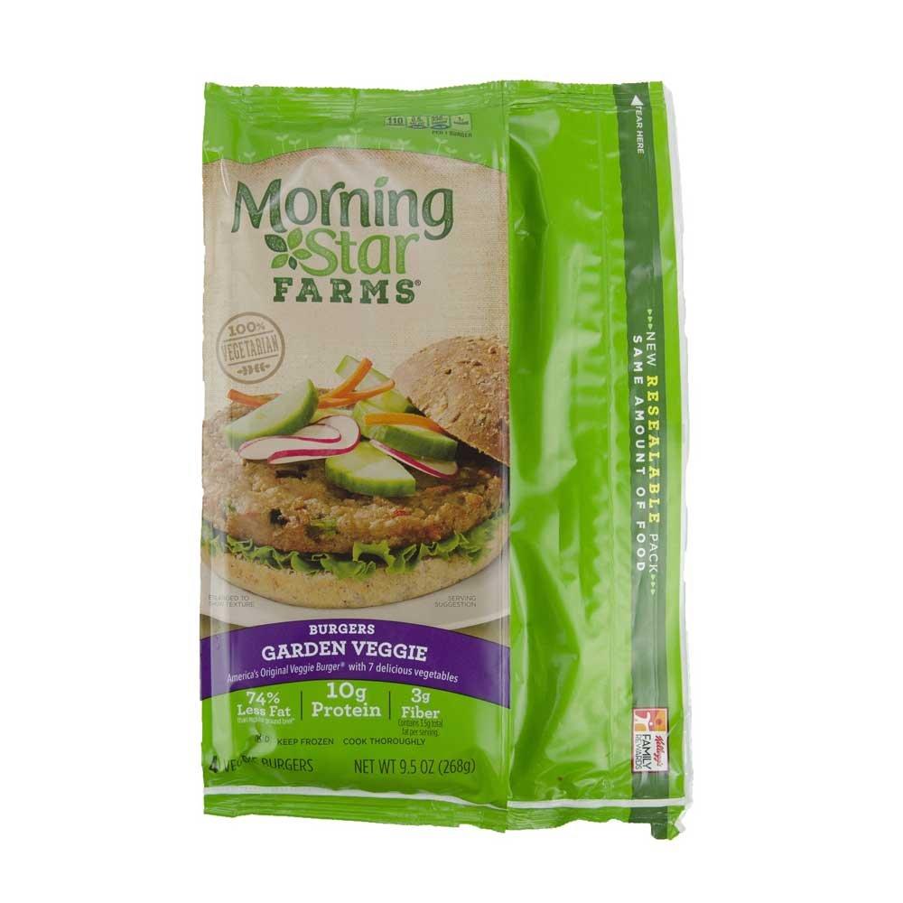 MorningStar Farms Morningstar Farms Garden Veggie Burgers, 9.5 Ounce -- 8 per case.