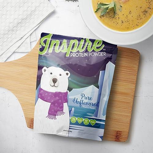 Bariatric Eating Bariatric Eating Inspire Pure Unflavored 20g Whey Protein Isolate Powder (20 Servings)