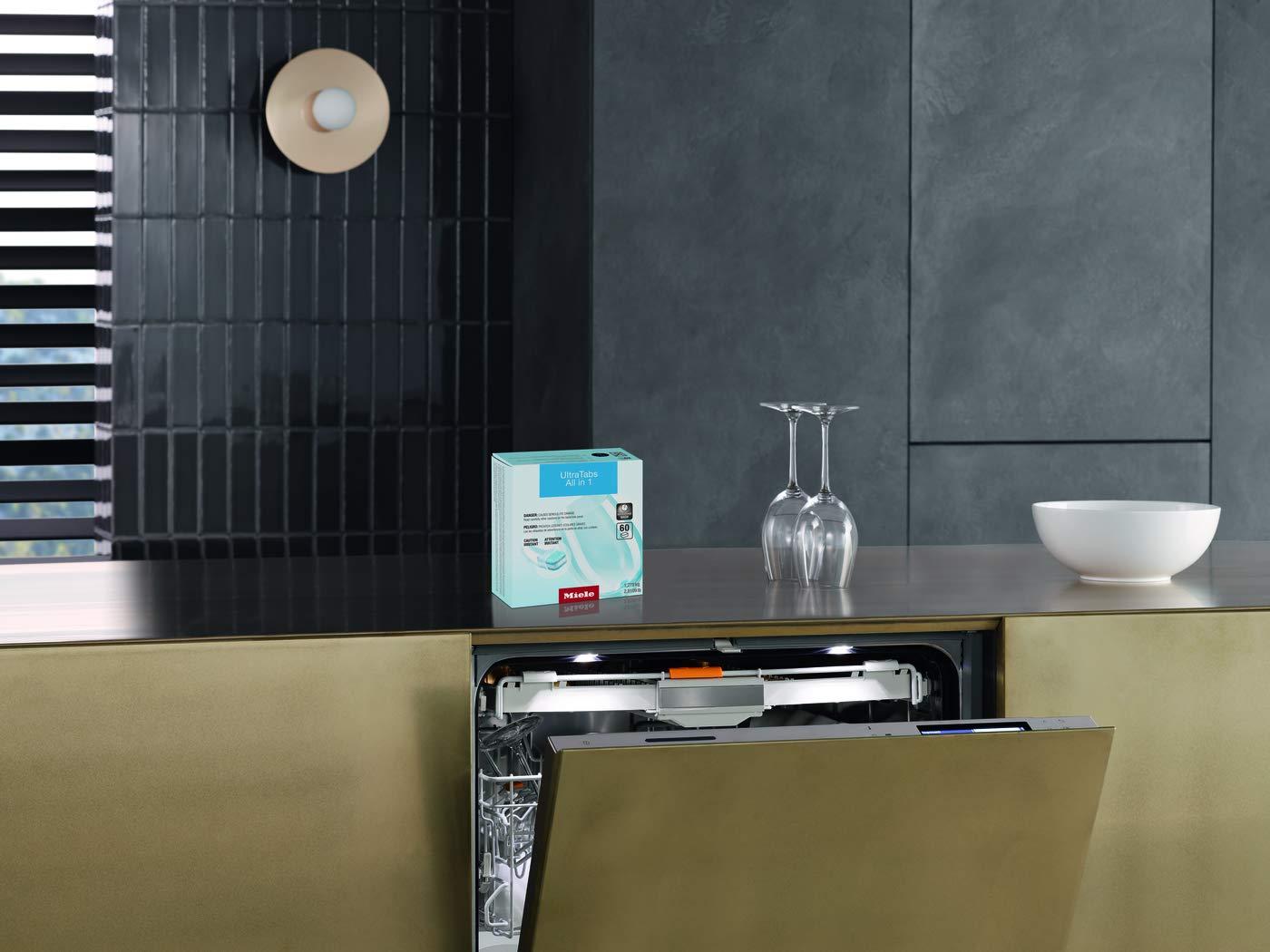 Miele Miele UltraTabs All-in-One Dishwasher Detergent Tabs, Compatible with All Dishwashers, 60 Tabs, 2 Pack