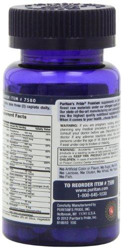 Puritan's Pride Puritan's Pride Hair Skin and Nails Biotin Formula Coated Caplets, 3000 Mcg, 60 Count