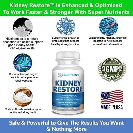 Kidney Restore Kidney Restore & PhosFix 2-Pack Bundle for Supporting Normal Kidney Function, Kidney Health, Phosphorus Levels & More