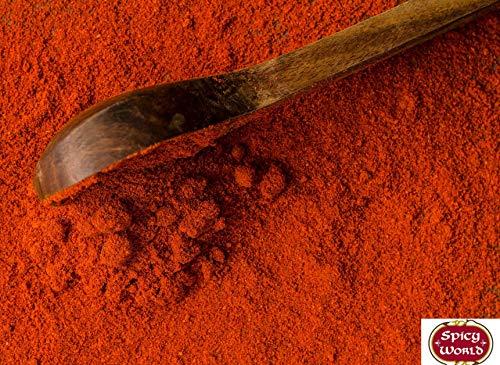 Spicy World Kashmiri Chili Powder | 14 oz resealable bag | All Natural Deggi Mirch powder | by Spicy World