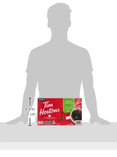 Tim Hortons Tim Hortons Single-serve Decaf 80 K-Cup Pods, 840g/29.6oz {Imported from Canada}
