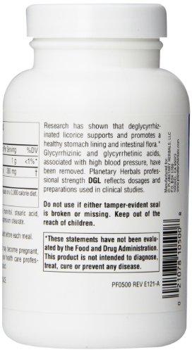Planetary Herbals Planetary Herbals DGL Licorice Tablets, 100 Count