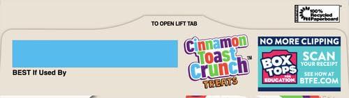 Cinnamon Toast Crunch Cinnamon Toast Crunch Breakfast Cereal Treat Bars, Snack Bars, 8 ct (Pack of 5)