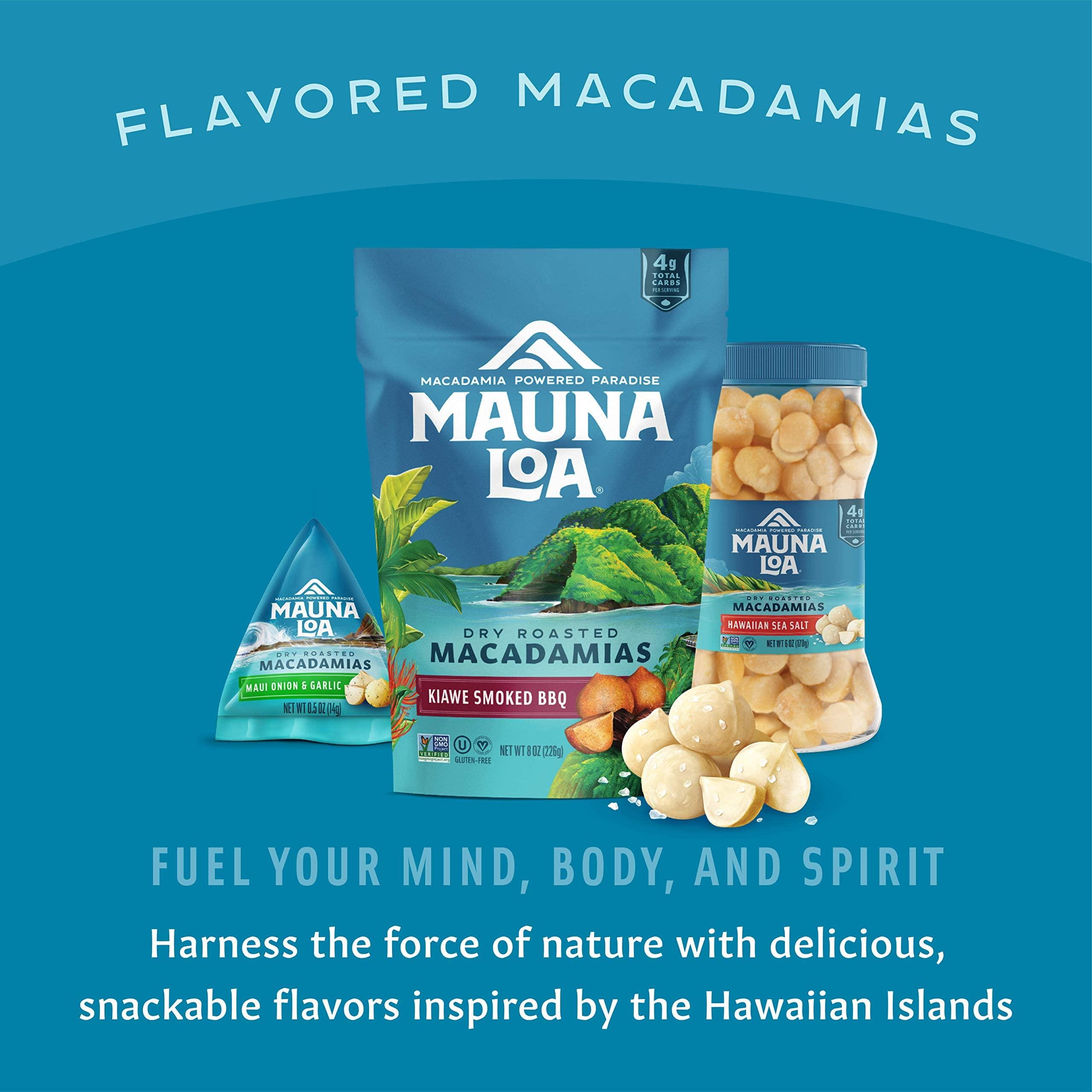 Mauna Loa Mauna Loa Premium Roasted Macadamia Nuts, Island Classic Variety Pack,4 Ounce (Pack of 3)