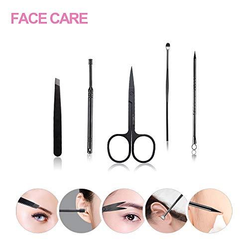 N/ A Nail Care kit Manicure Grooming Set with Travel Case Stainless Steel Manicure Kit