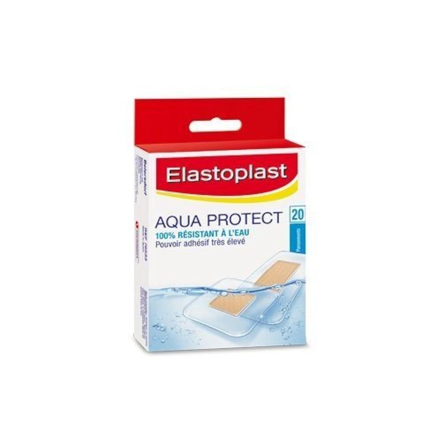 Elastoplast Elastoplast Aqua Protect Plasters 100% Waterproof (20), Waterproof Plasters Ideal for Washing, Showering, Bathing and Swimming Plasters Waterproof