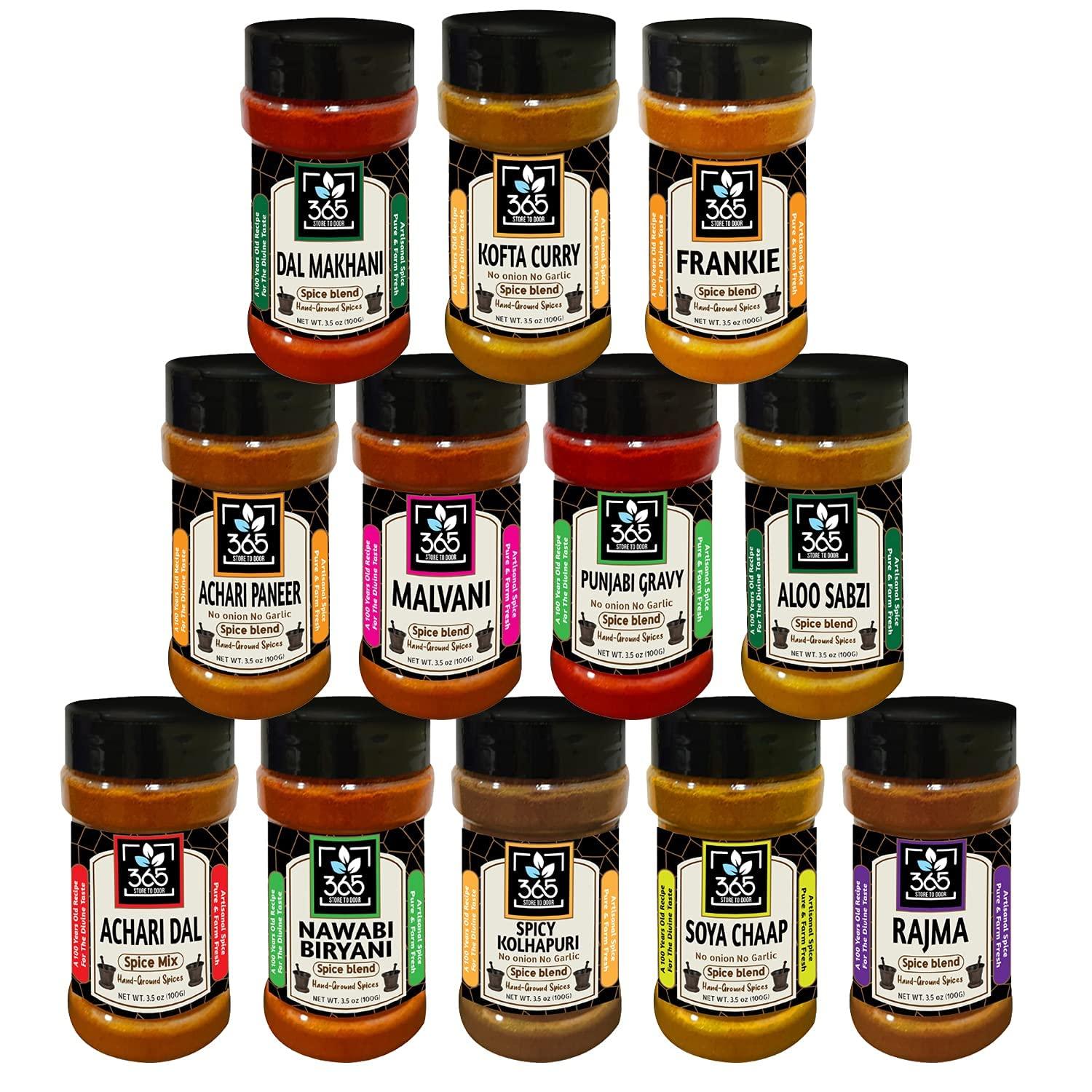 Veena Veena 365 Store to Door Indian Spice – Malvani Masala, 100 gm. | Homemade Powdered | for Healthy Cooking | Ready to use | All Seasonings Spices | Pure & Hygiene | Spice Mix – Pack of 1