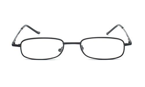 EYE ZOOM EYE ZOOM 3 Pairs Lightweight Portable Metal Reading Glasses with Pocket Case for Men Women, Multi-color, 2.75 Strength