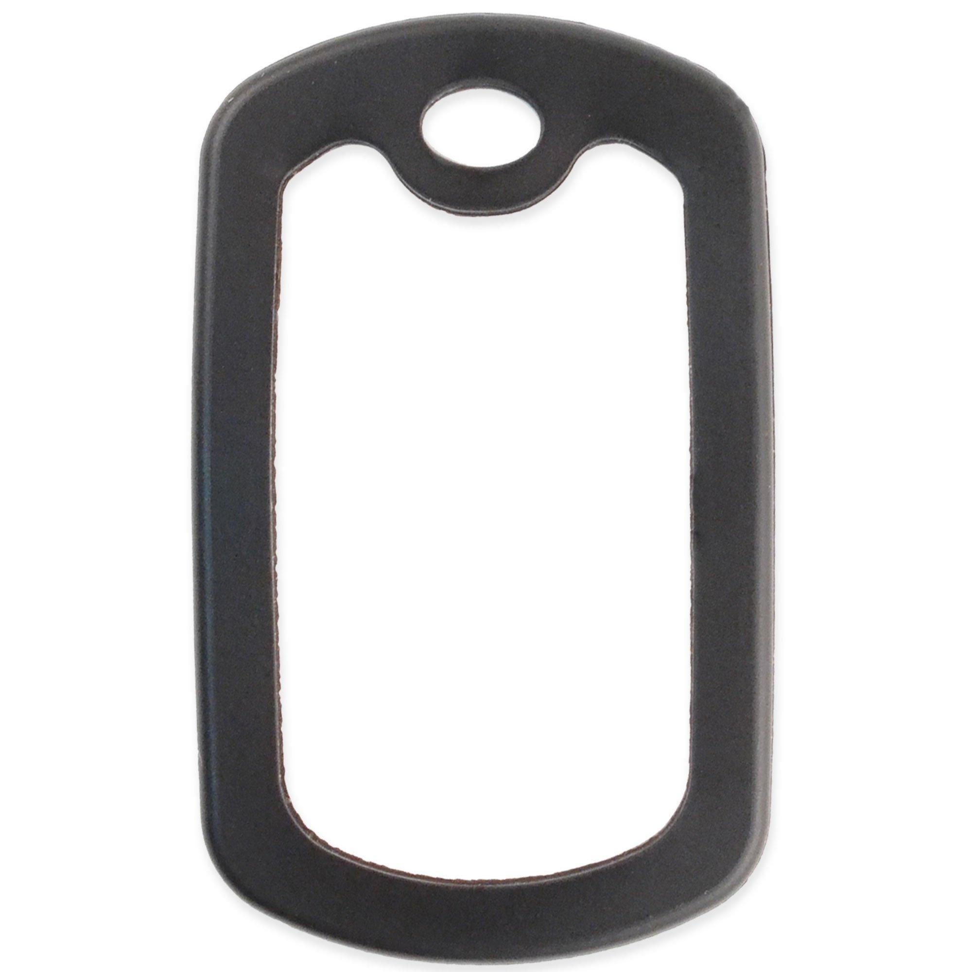 Goods For Giving Custom 2 Pack - Medical Id Medical Alert ID Necklaces with Pink Custom Tags, Black Silencers, and 30'' USA Chains