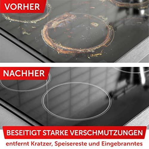 Nordicare Nordicare Stove Top Cleaner Glass Ceramic - Induction Cooktop Cleaner Polish And Protector For Everyday Use - No Scrubbing Pad Needed - Leaves Protective Film - Made In Denmark (16.9oz)