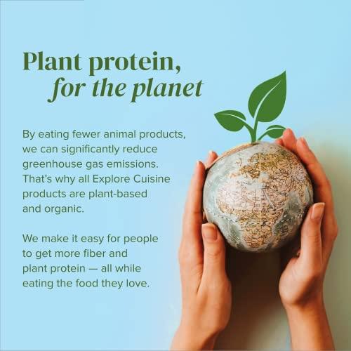 EXPLORE CUISINE Explore Cuisine Organic Edamame Spaghetti - 8 oz, Pack of 4 - Easy-to-Make Pasta - High in Plant-Based Protein - Non-GMO, Gluten Free, Vegan, Kosher - 16 Total Servings