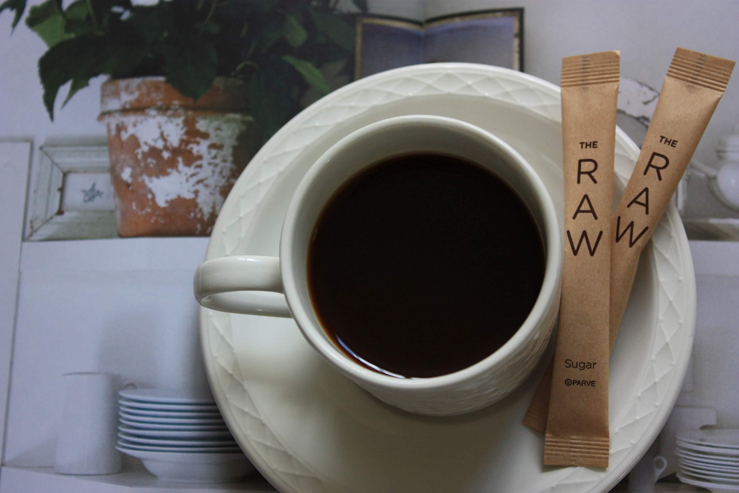 SUGART SUGART - THE RAW SUGAR - 500 Individual Serving Stick Packets - U Parve/Kosher