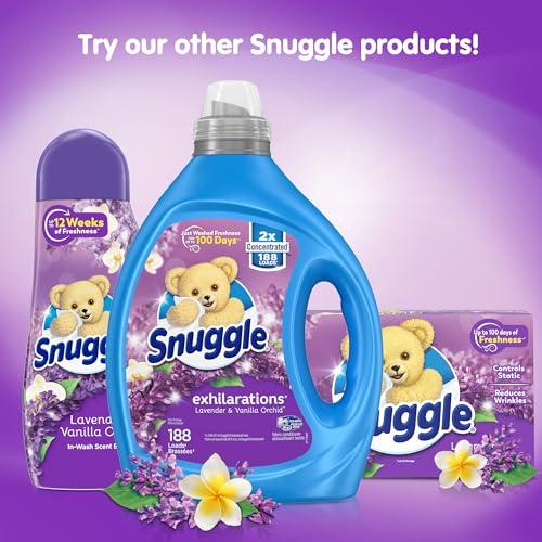 Snuggle Snuggle Fabric Softener Dryer Sheets Lavender Vanilla Orchid 230ct