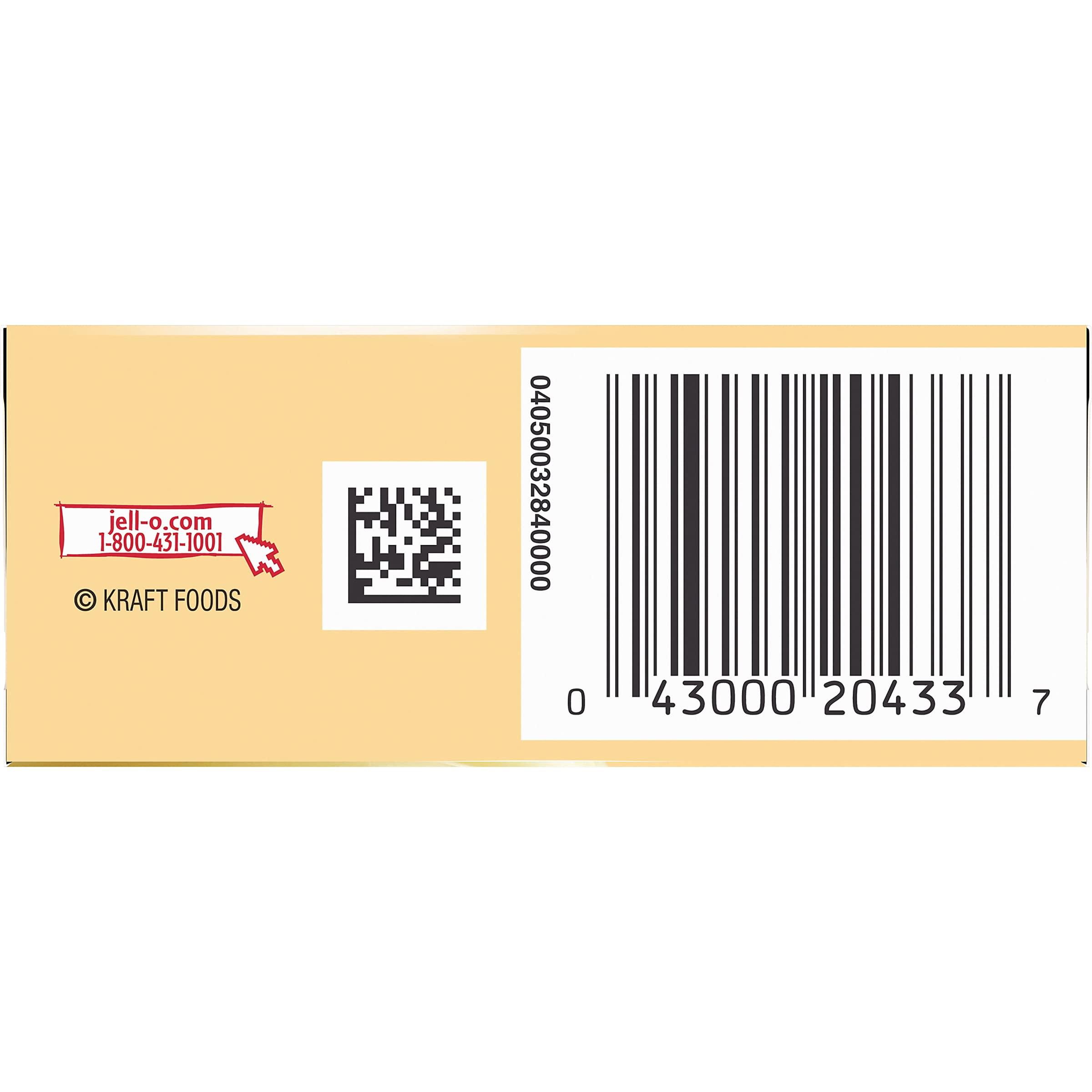 Jell-O Jell-O Vanilla Pudding & Pie Filling, 3.4 oz, 4 pk