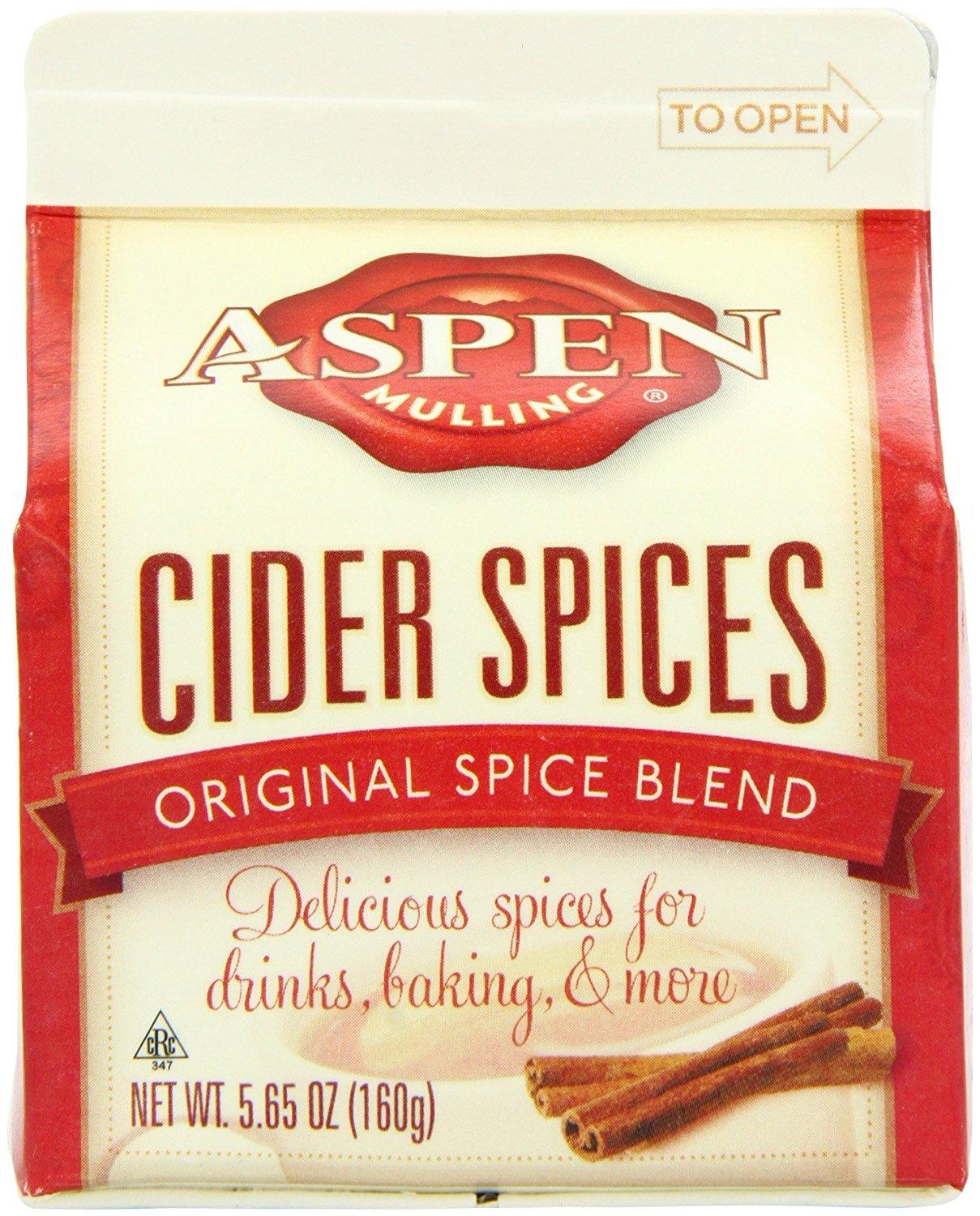 ASPEN MULLING Aspen Mulling Cider Spices, Original Blend, 5.65-Ounce Carton