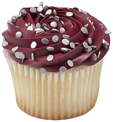 DecoPac DECOPAC Confetti Silver Quins Sprinkles, 1.21 lb