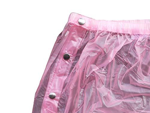 Haian Haian Adult Incontinence Snap-on Plastic Pants 3 Pack (XX-Large, Transparent Pink)