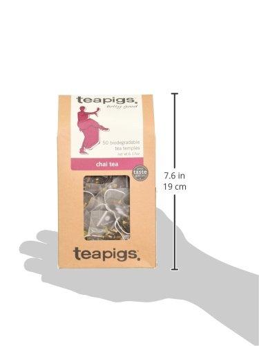 teapigs Teapigs Chai Tea Bags Made With Whole Leaves 50 Count (Pack of 1)