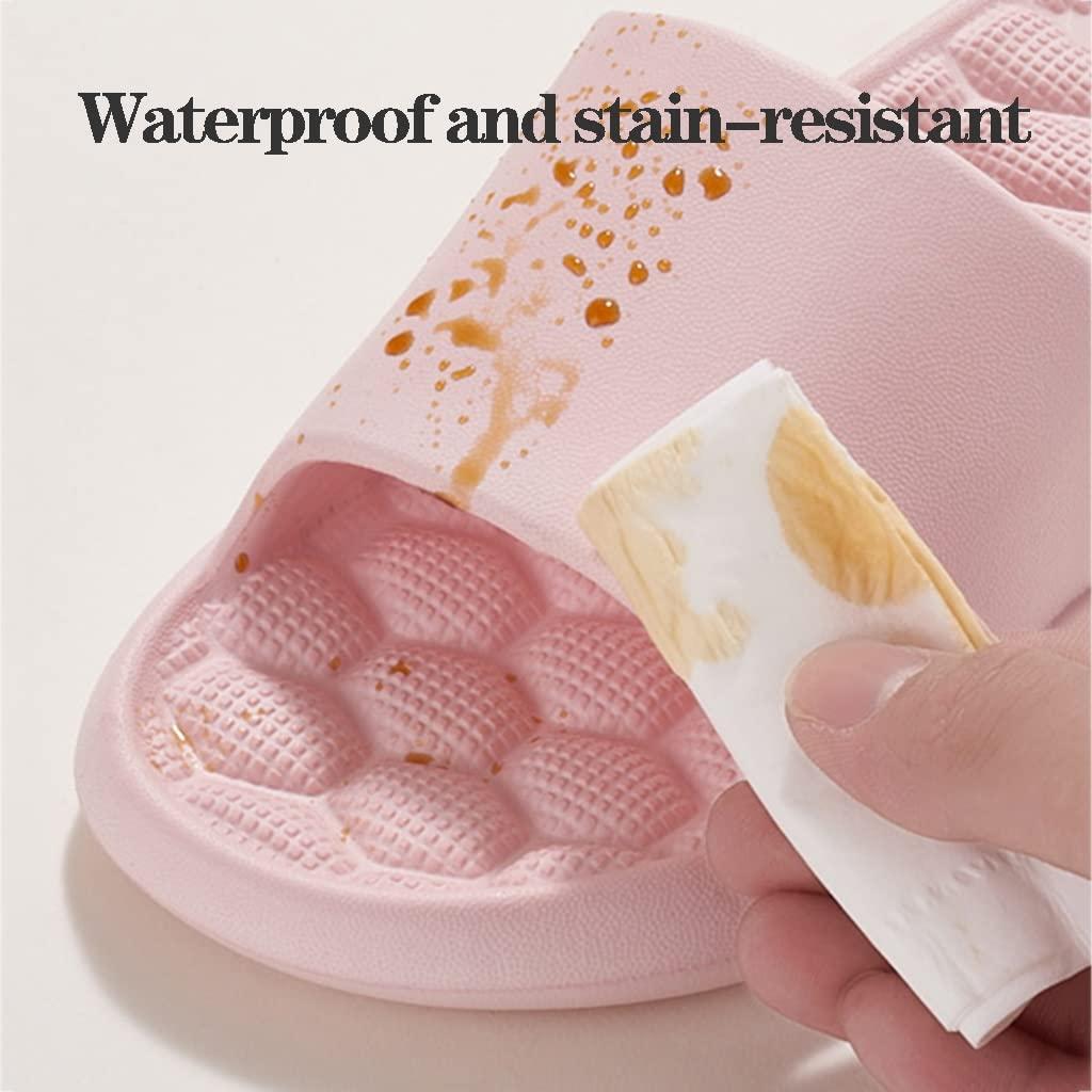 WIGSELBL Massage Slippers Reflexology Sandals For Men & Women Acupressure Foot Massage Slippers Acupuncture Acupoint Massage Sandals Shoes,Reflexology Health Shoes Bathroom Slippers ( Color : Black , Size : EU