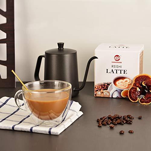 GANOHERB Ganoherb Reishi Mushroom Latte Coffee and Reishi Mushroom Green tea