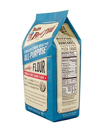 Bob's Red Mill Bob's Red Mill Flour White Unbleached Organic 5 Pound (Pack of 1)