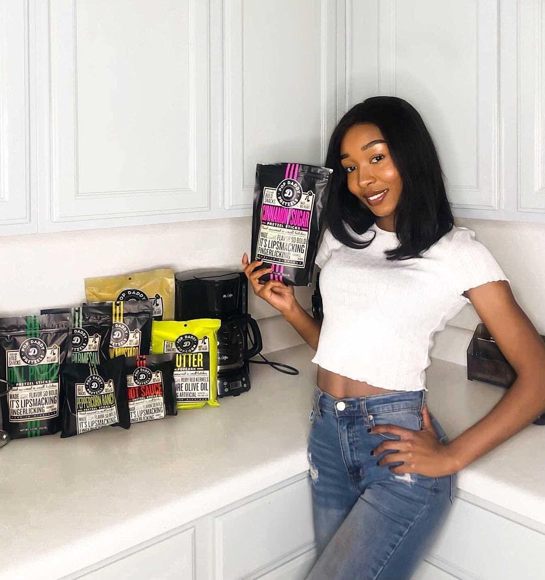 POP DADDY ·POPCORN· Pop Daddy Flavored Pretzels Sticks, Healthy Gourmet Pretzels Snacks, 7.5oz Individual Bags, 3 Pack, Dill Pickle