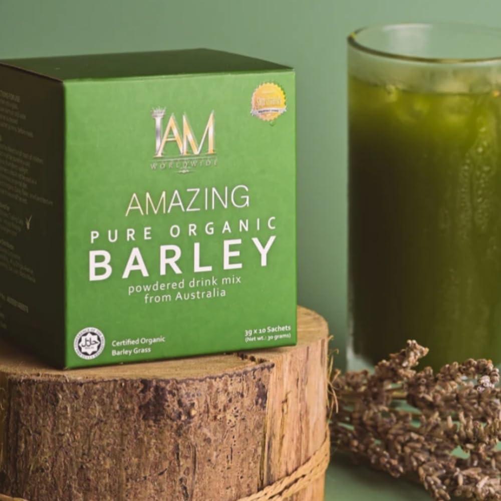 XLXZHYF IAM Amazing Pure Organic Barley Powder Drink Barley Green Natural Blend
