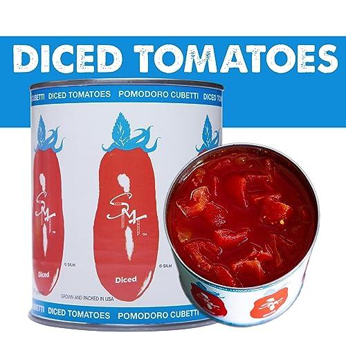 SMT SAN MERICAN TOMATO SMT San Merican Diced Tomatoes, 28 oz (Pack of 6)