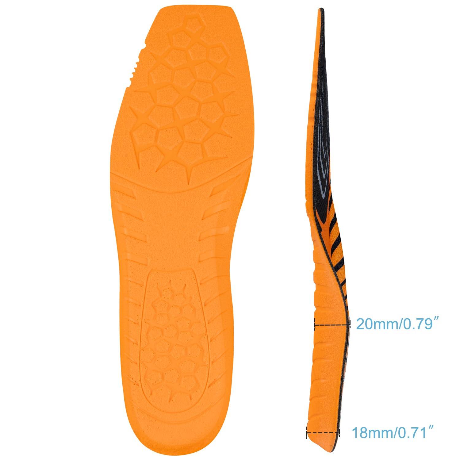 Endoto Endoto Square Toe Boot Insoles for Ariat Men\'s Shoes Replacement, Footwear Inserts Comfort & Foot Pain Relief(Size:M13-EU47)