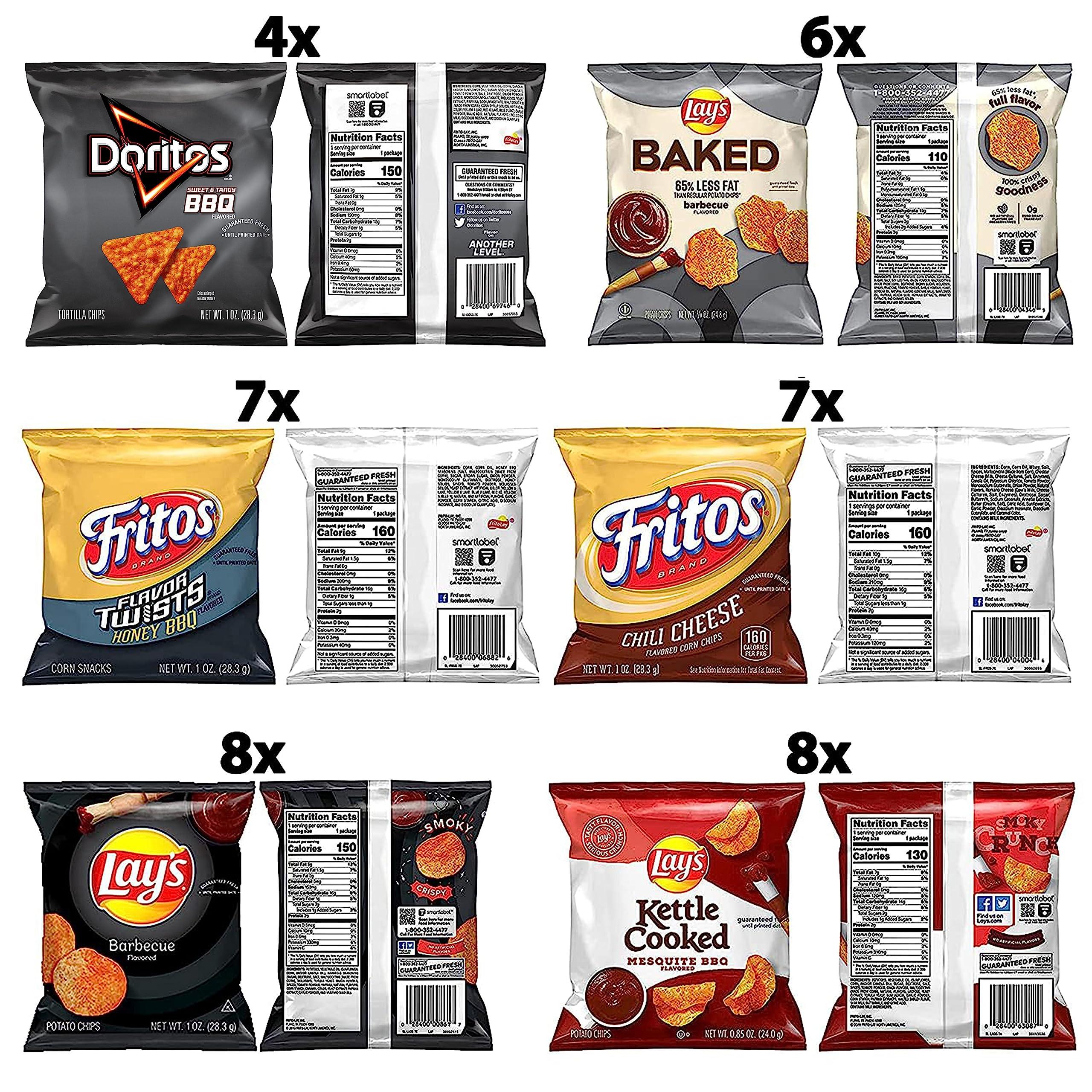 Frito Lay Frito Lay Backyard Barbecue Mix Variety Pack, (Pack of 40)