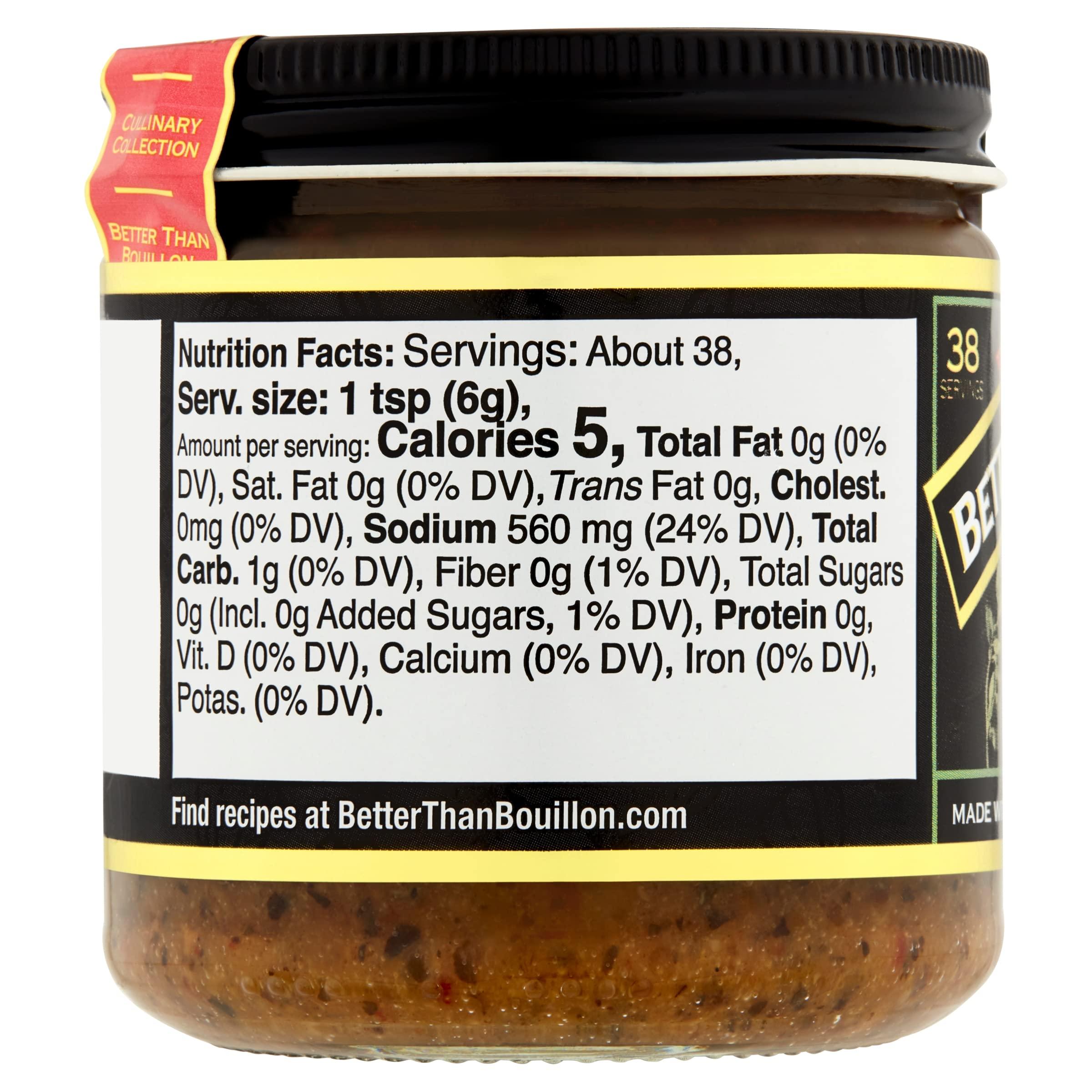Better Than Bouillon Better Than Bouillon Culinary Collection Base, Italian Herb Base, Contains 38 Servings Per Jar, 8-Ounce Glass Jar (Pack of 2)