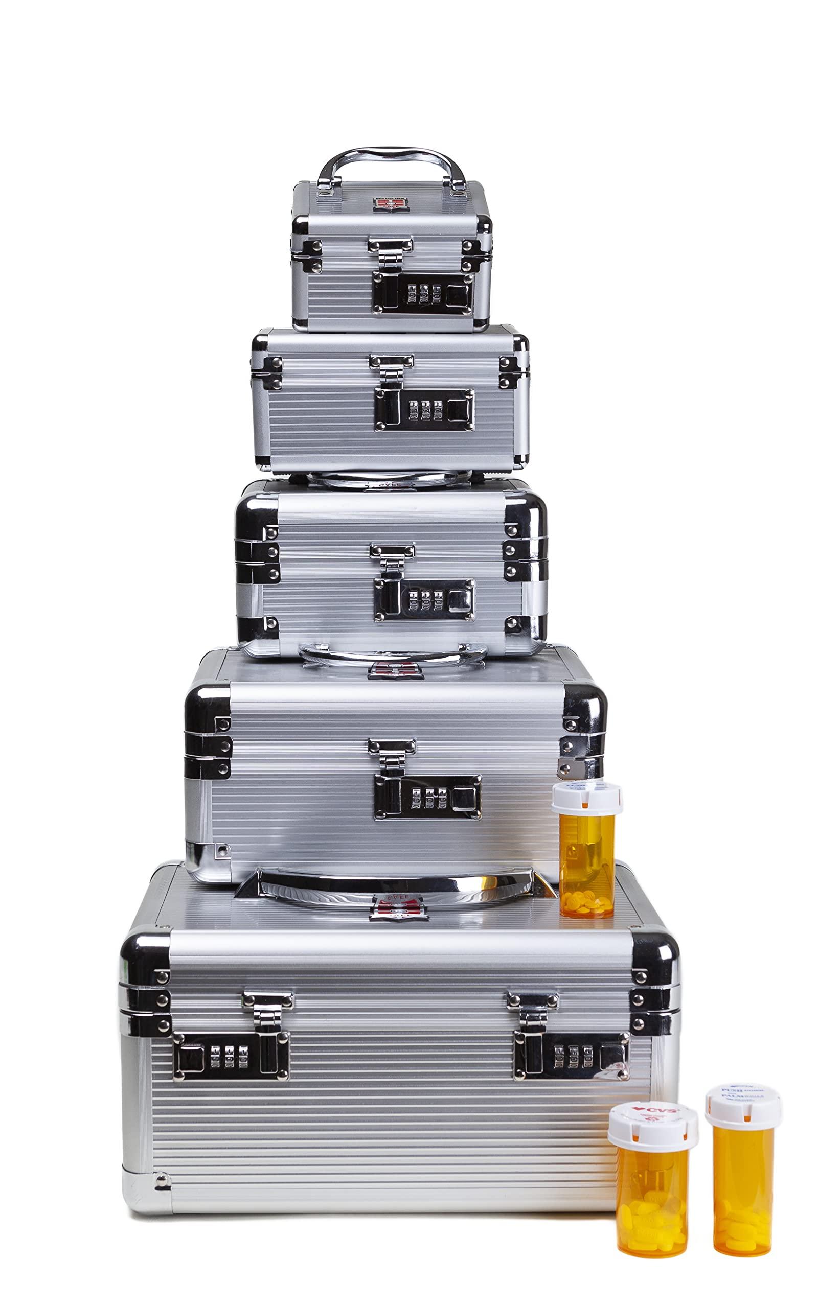 MEDICINE RX SAFE MEDICINE RX SAFE Medication Carrying Case - Mini_Silver