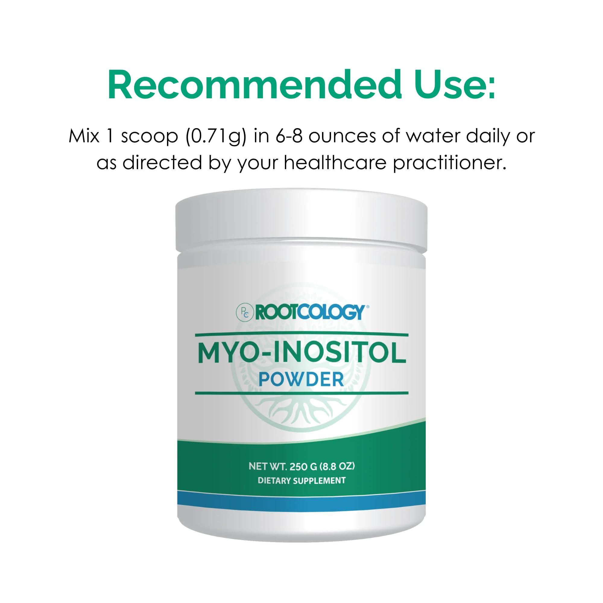 Rootcology Rootcology by Dr. Izabella Wentz | Myo-Inositol Powder | Inositol Supplement for Mood, Brain Health, and Liver Support | 250g / 345 Servings