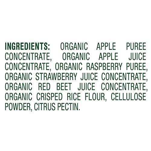 Sprout Sprout Organic Toddler Snacks, Crispy Chews, Red Berry & Beet, 3.15 oz - Pack of 10