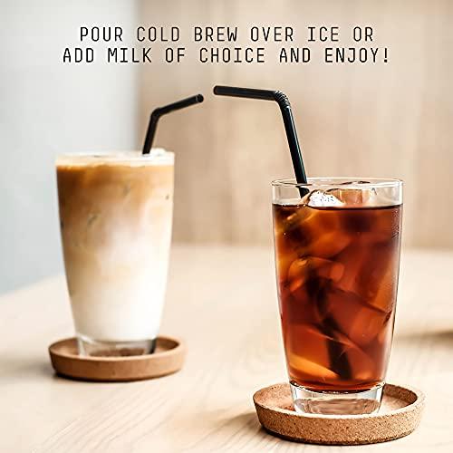 STONE STREET COFFEE COMPANY Stone Street Cold Brew Coffee, High Caffeine ‘Boost Blend’, Coarse Ground Coffee, Dark Roast, 1 LB