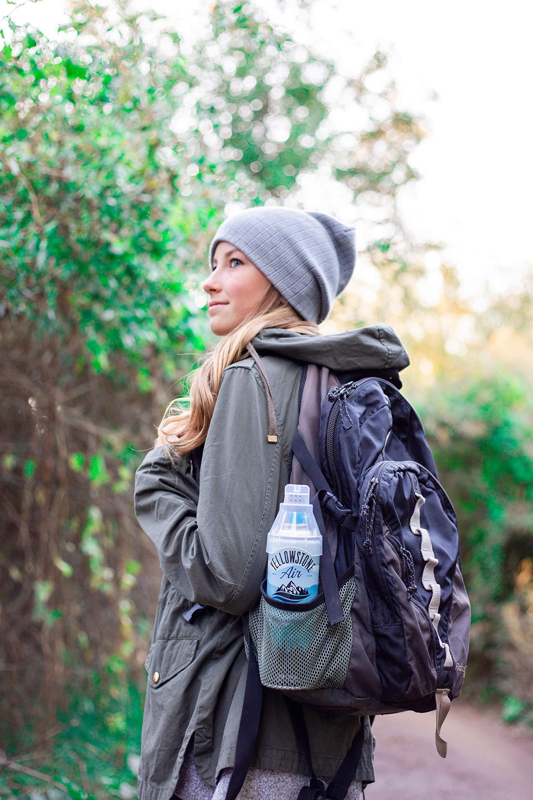 Yellowstone Air Corporation Fresh Forest Air - Yellowstone Air - 8 Liter - 100% Pure and Clean Mountain Air from Yellowstone - Canned Bottled Air