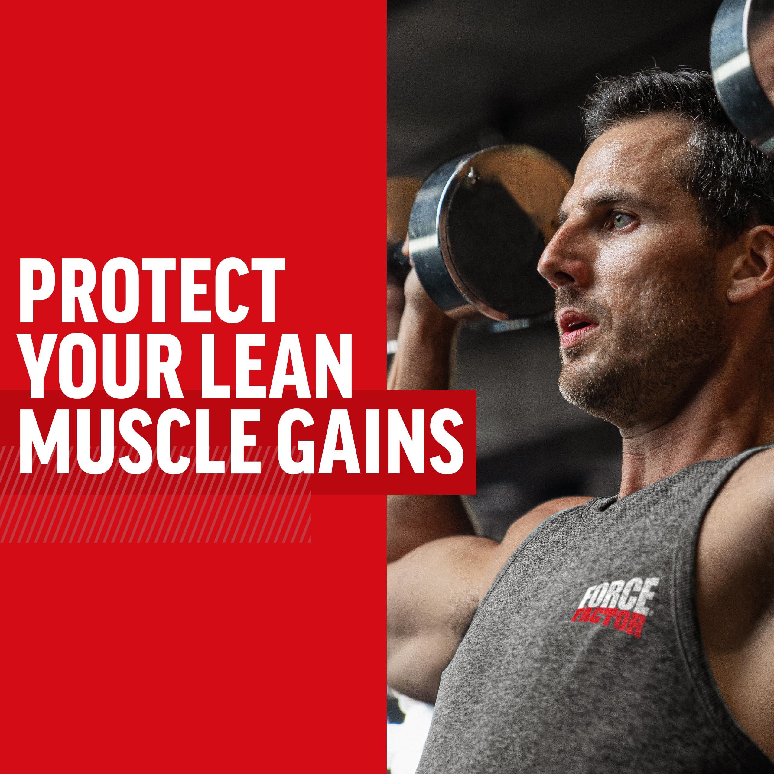 Force Factor FORCE FACTOR HMB Supplement to Preserve Lean Muscle, Support Workout Recovery, and Prevent Muscle Protein Breakdown, Clinical Dose, Premium Quality, Non-GMO, 90 Tablets