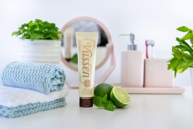 Vussen Vussen 7 3.5oz(100g) Whitening Toothpaste Brightening Greens Citrus Mint Flavor