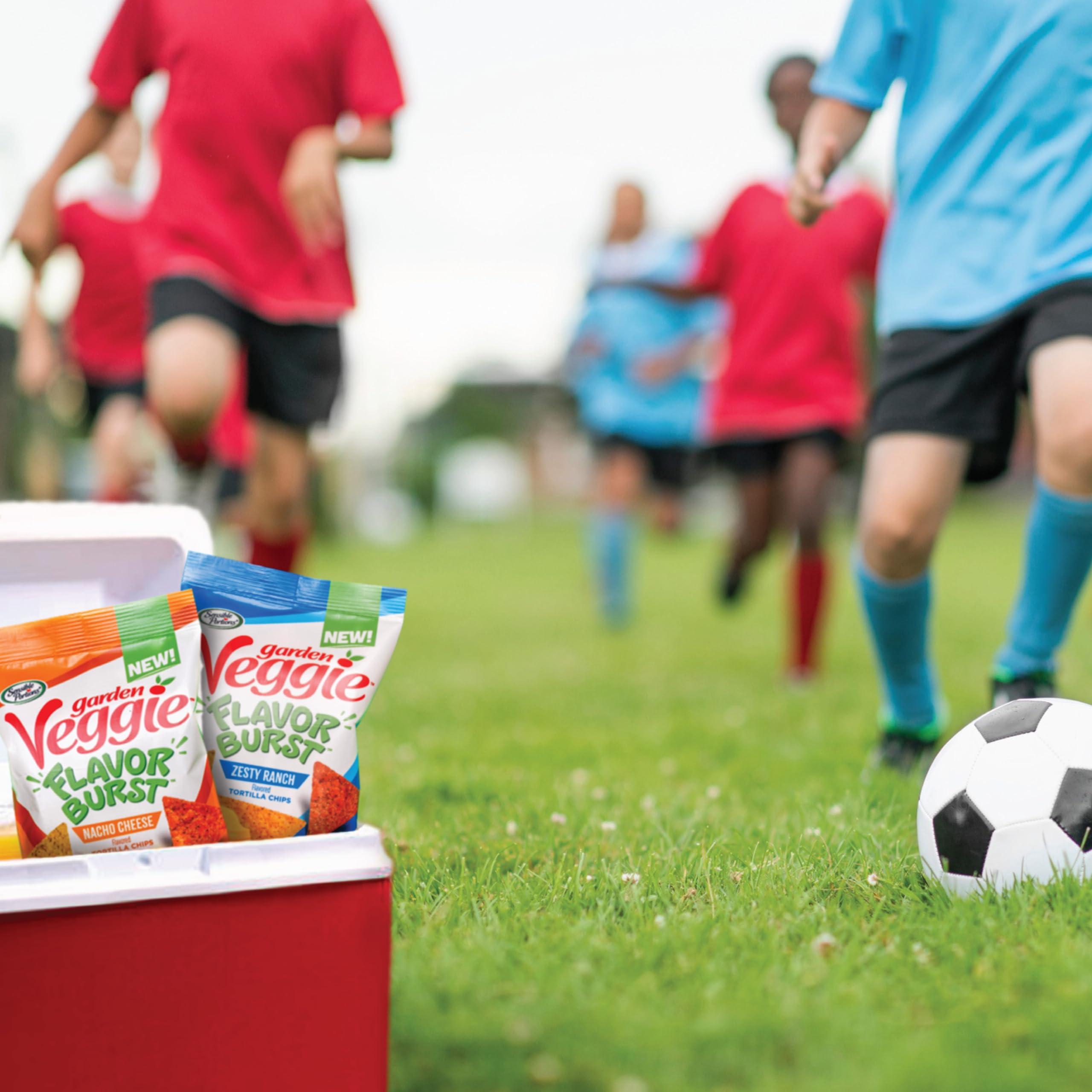 Sensible Portions Sensible Portions Garden Veggie Flavor Burst Tortilla Chips, Nacho, 6 Oz (Pack of 6)