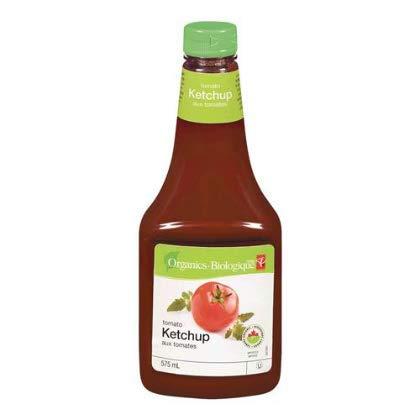 PRESIDENT'S CHOICE PC Organics Tomato Ketchup 575ml/19.4 oz., {Imported from Canada}