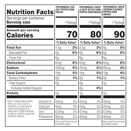 Popcorners Popcorners Variety Pack 15ct Box